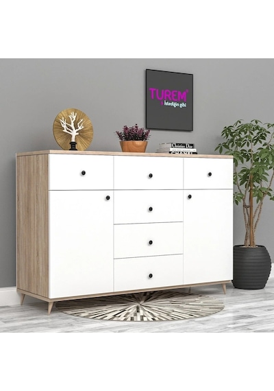 Sarmaşık Konsol Mdf Siyah