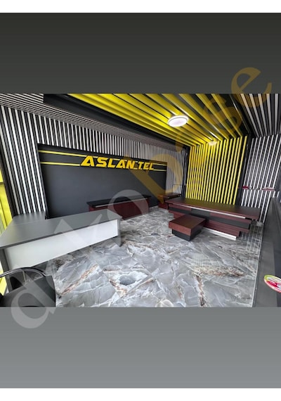 Antrasit-beyaz 100x270 Cm Yeni Nesil Akustik Ahşap Duvar Paneli
