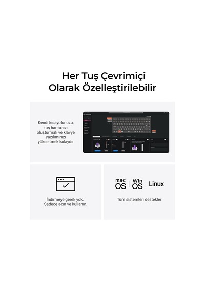 K2 He Kablosuz Manyetik Anahtar Türkçe Klavye Gateron Çift Raylı Manyetik Bulutsu Switch. K2h-q1-tr