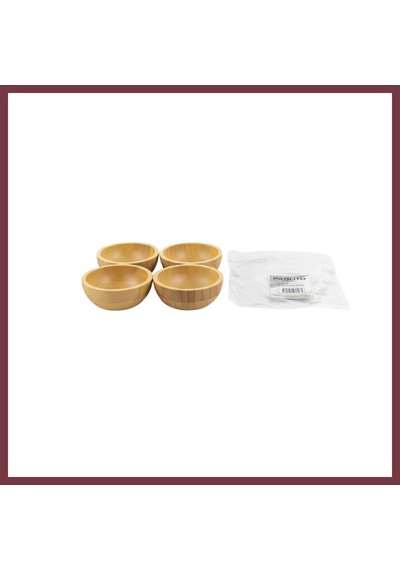 Storeşahin 4'li Bambu Mini Çerezlik Shn0720