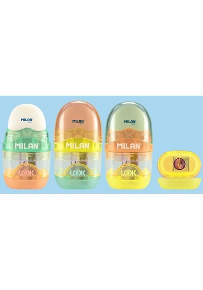 Mılan 4701116lk2 Capsule Kalemtraş/silgi New Look - 16adet