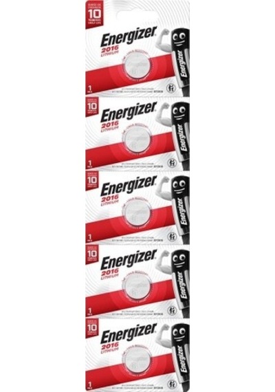 Energizer Cr2016 3v Lityum Pil 5'li Paket