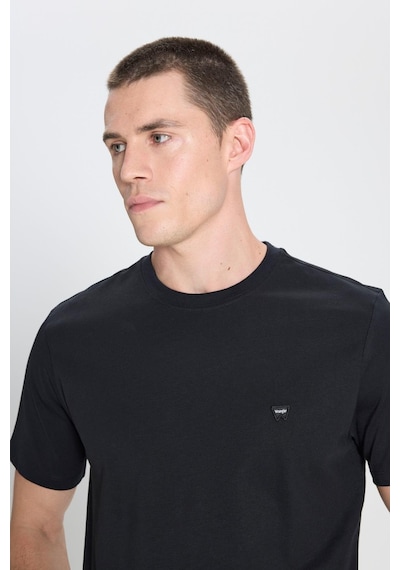 Regular Fit T-shirt Black Black Siyah