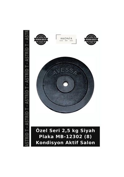 Özel Seri 2,5 Kg Siyah Plaka Mb-12302 8 Kondisyon Aktif Salon