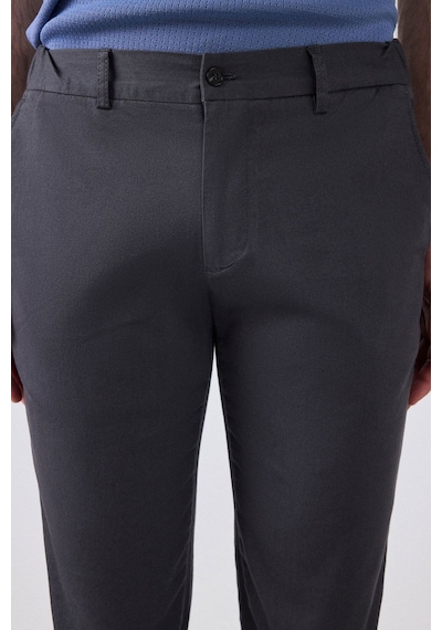 D's Damat Ds Damat Slim Fit Antrasit Armürlü Yan Beli Lastikli Esnek Likralı Yandan Cepli Chino Pantolon 2HCC3ORT20001 Antrasit D's Damat Ds Damat Slim Fit Antrasit Armürlü Yan Beli Lastikli Esnek Likralı Yandan Cepli Chino Pantolon 2HCC3ORT20001 Antrasit
