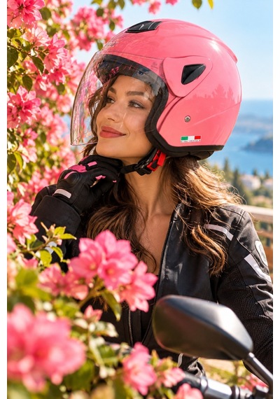 Sw 700 / 733 Yarım Açık Kask Pembe