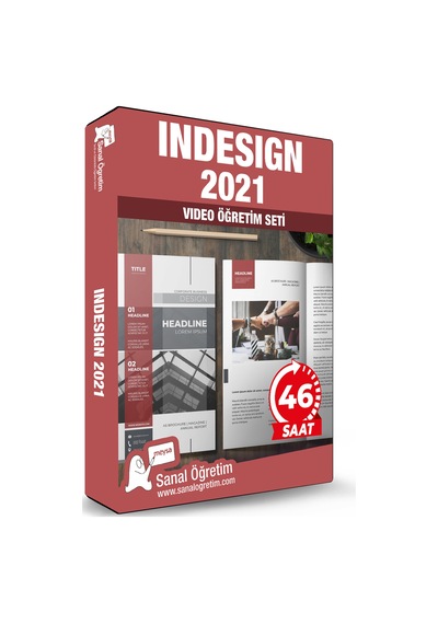 İndesign 2021 Eğitim Seti Video Ders Eğitim Seti