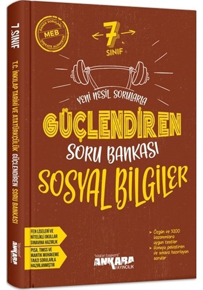7. Sınıf Sosyal Bilgiler Güçlendiren Soru Bankası Ankara Yayıncılık