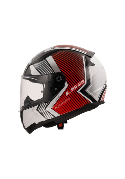 Ls2 Rapıd 2 Extra Beyaz-kırmızı Kask Beyaz-Kırmızı