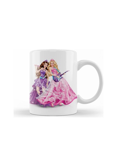 Barbie Kupa Bardak Porselen No28366 Karışık