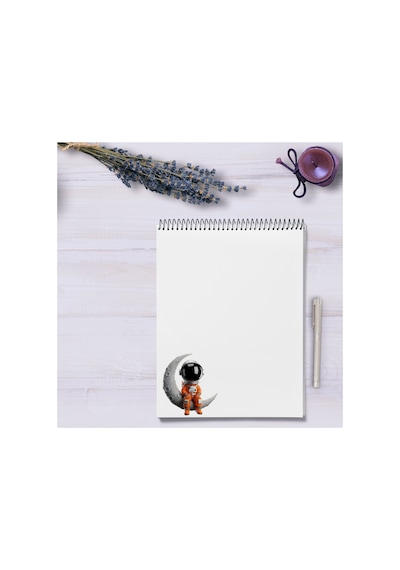 31 Adet Uzay, Yaz Ve Deniz Temalı Sticker Seti - Etiket Seti Sketchbook Sarı