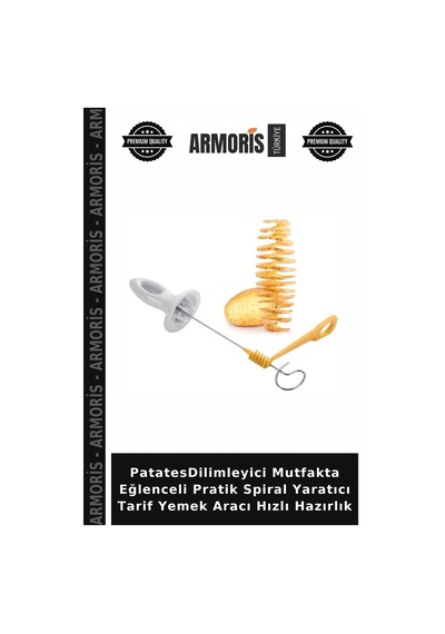 Patatesdilimleyici Mutfakta Eğlenceli Pratik Spiral Yaratıcı Tarif Yemek Aracı Hızlı Hazırlık Belirtilmemiş
