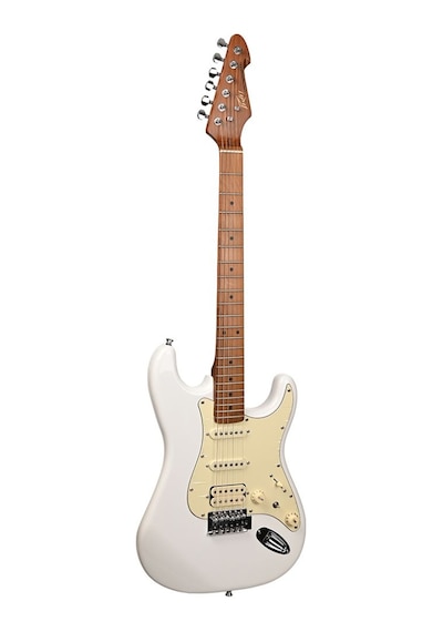 Peavey Raptor Lightning Bolt St Hss Stratocaster Elektro Gitar Olympic White
