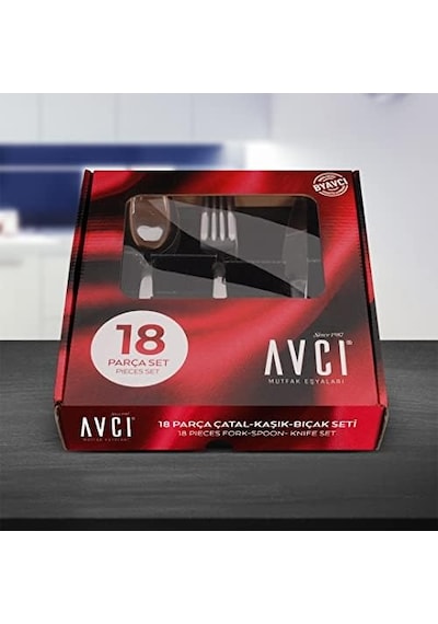 Avcı İstanbul 18 Parça Çatal Kaşık Bıçak Takımı 6999