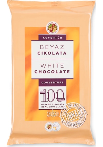 Kahve Dünyası Beyaz Kuvertür Çikolata 2500 G