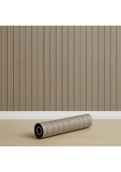 Brano Kendinden Yapışkanlı Duvar Lambiri 40 Cm X 280 Cm Bej