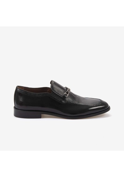 Mocassini Erkek Klasik Ayakkabı 9338 Siyah Buffalo