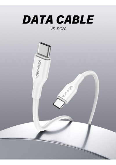 Ven-dens Vd-dc21c-usb-a Premium Type-c Hızlı Şarj Ve Data Kablosu - Beyaz