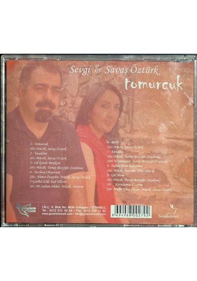 Müzik Cd'sidir Plak Değildir Cd Tomurcuk Sevgi Ve Savaş Öztürk