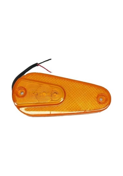 12v-24v Yan Sinyal Lambası 3 Ledli Kablolu Turuncu Ym