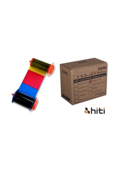 Hiti CS-2 Ribon YMCKO 400 Baskı Renkli Ribon + Çip
