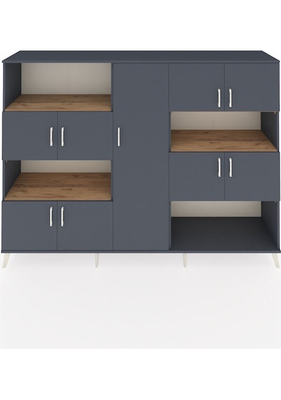 Hyperion Dolap 10 Raflı 9 Kapaklı 220x44x163 Antrasit-antrasit/ça Antrasit-antrasit/çam Hyperion Dolap 10 Raflı 9 Kapaklı 220x44x163 Antrasit-antrasit/ça Antrasit-antrasit/çam