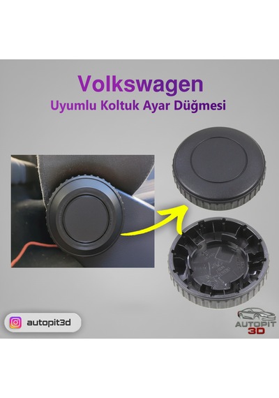 Volkswagen Uyumlu Koltuk Ayar Düğmesi Volkswagen