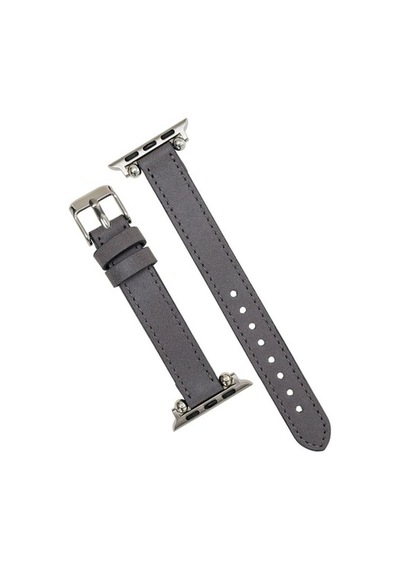 Bouletta Apple Watch Uyumlu Deri Kordon 38-40-41Mm Ferro Rst9 Gri