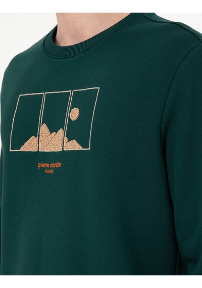 Pierre Cardin Erkek Yeşil Sweatshirt 50290703-vr054
