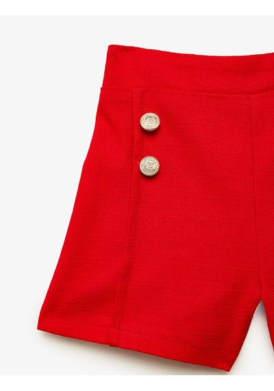 Koton Shorts Kırmızı 7wmg40001aw