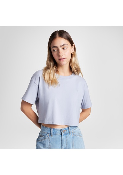 Converse Sporty Boxy Kadın Mor T-shirt