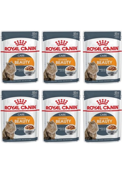 Royal Canin Intense Beauty Yetişkin Kedi Konservesi 85gr 6 Adet