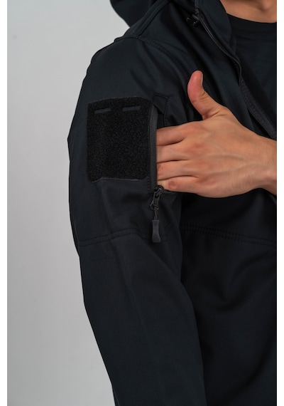 Combat Tactical Tactical Mont Su Ve Rüzgâr Geçirmez Softjell Outdoor Motorcu Montu - 314-755-siyah