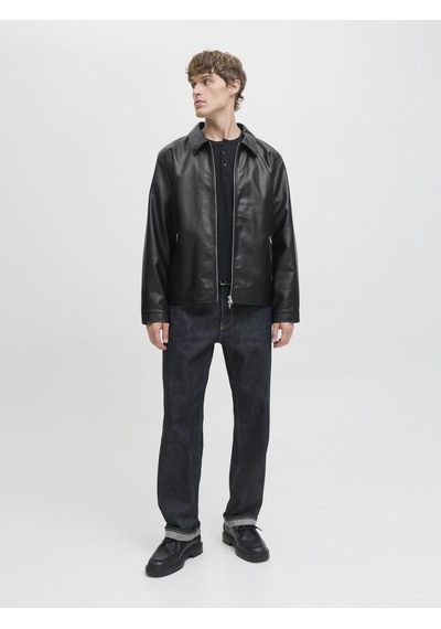 Jack & Jones Jjecasablanca Pu Ceket 12278839 Siyah