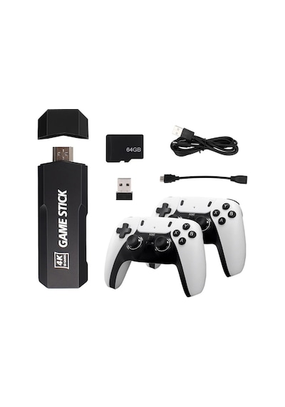Global Arcade M8Pro WNE1027 2024 4khd Emuelec Retro Game Stick 90 Lı Yıllar i Makinası Oyunları 20600 Oyunlu Konsol