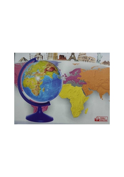 Lrs Store Işıklı Hem Fiziki Hem Siyasi Yazılabilir Dünya Küresi Atlas Harita 30cm En Büyük Boy Diğer