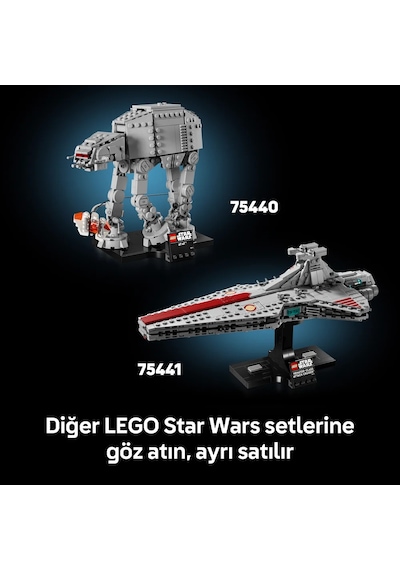 LEGO® Star Wars: İmparatorun Dönüşü AT-AT™ 75440 - Yetişkinler için Orijinal Detaylar İçeren Yaratıcı Model Yapım Seti (525 Parça)