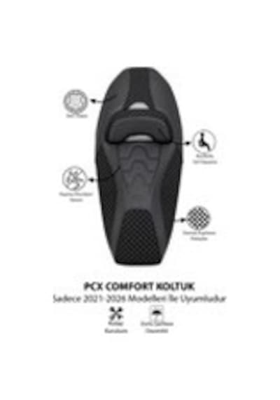 Honda Pcx Uyumlu Comfort Koltuk 2021-2026 Dama Tasarım Detaylı