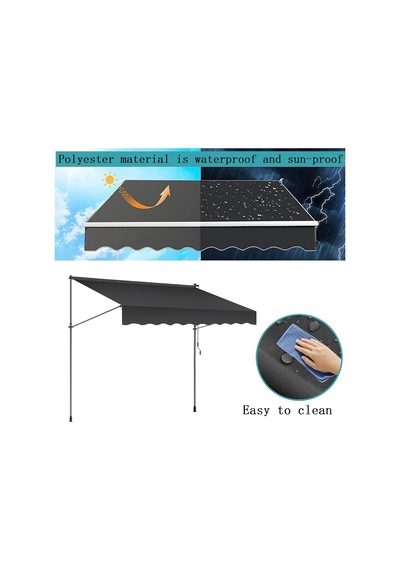Tr Bu Manuel Geri Çekilebilir Tente, Ayarlanabilir Balkon Tentesi, Dış Mekan, Geri Çekilebilir Güneşlik, Veranda, Diğer Tr Bu Manuel Geri Çekilebilir Tente, Ayarlanabilir Balkon Tentesi, Dış Mekan, Geri Çekilebilir Güneşlik, Veranda, Diğer