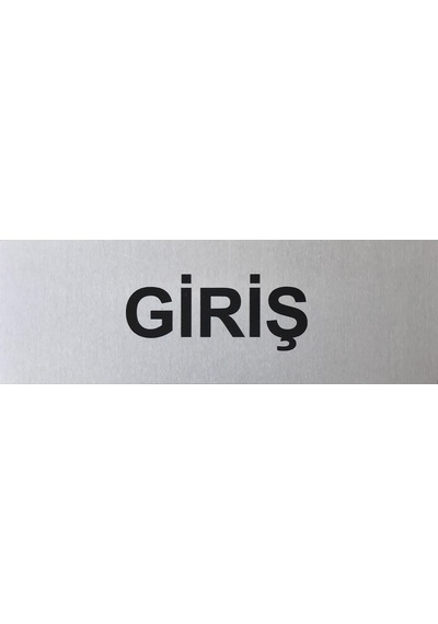Giriş Tabelası Kapı Ve Duvar Yönlendirme Levhası 15 Cm X 5 Cm