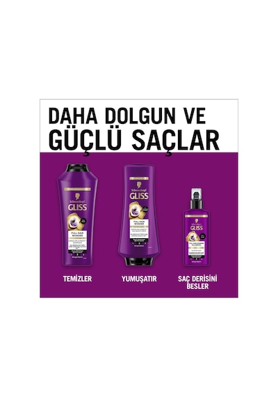 Gliss Full Hair Wonder Dökülme Karşıtı Şampuan 400 Ml Tüm Saçlar