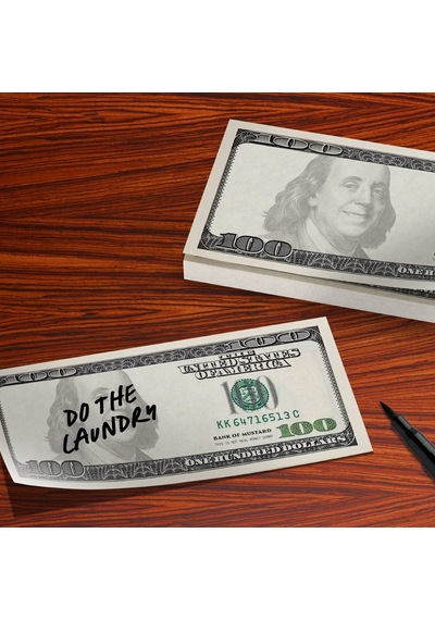 Mustard Cash Sticky Notes Not Kağıdı