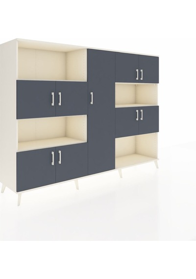 Hyperion Dolap 10 Raflı 9 Kapaklı 220x44x163 Aytaşı-antrasit/ayta Aytaşı-antrasit/aytaşı Hyperion Dolap 10 Raflı 9 Kapaklı 220x44x163 Aytaşı-antrasit/ayta Aytaşı-antrasit/aytaşı