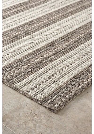 Seyran Halı Etnik 2552 Antrasit %90 Polipropilen - %10 Polyester Yolluk