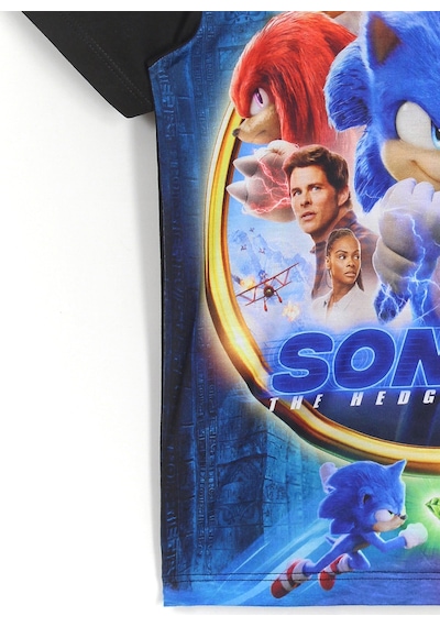Ekidne Tails Kirpi Sonic The Hedgehog 2 Yazlık Kısa Kollu 3D Baskılı Tişört