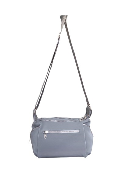 Mygeppetobag Suni Deri Bayan Çapraz Çanta -omuz Çantası Gri