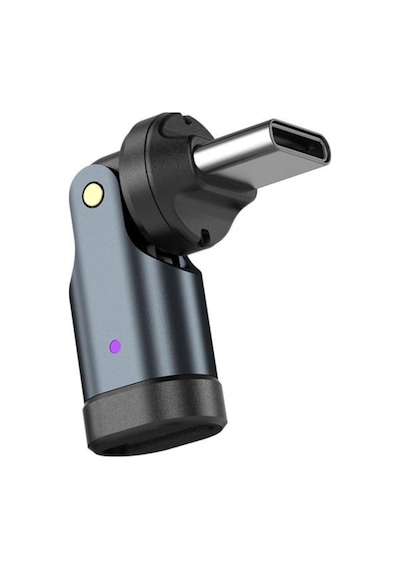 Alfais 0960 Usb Type-c Otg Çevirici Adaptör 540 Döner Pd240w 5a Şarj Veri Dönüştürücü 360 Derece Dönebilen Gövde Ve 180 Derece Bükülebilen Başlık İle Kablo Kırılmalarına Son