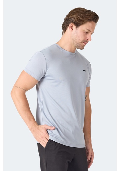 Slazenger OMAR KTN Erkek  Siyah Tişört