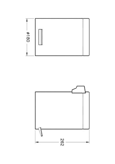 VitrA Arkitekta Çöp Kovası 3 Litre Krom A44054