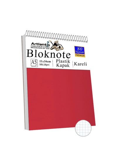 Telli Masaüstü Not Defteri Kareli A5 Orta Boy 1 Adet Masa Üstü Plastik Kapaklı Spiralli Bloknot Blocknote 80 Yaprak Büro Kırmızı Telli Masaüstü Not Defteri Kareli A5 Orta Boy 1 Adet Masa Üstü Plastik Kapaklı Spiralli Bloknot Blocknote 80 Yaprak Büro Kırmızı